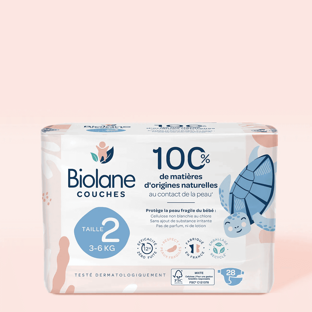 Couche biolane T 2