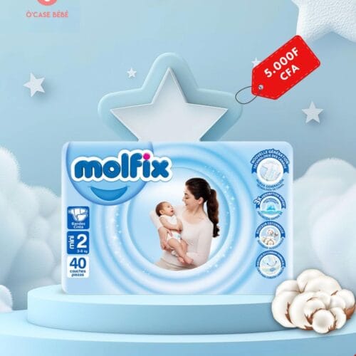 Couches Molfix absorption maximale - Confort jour et nuit