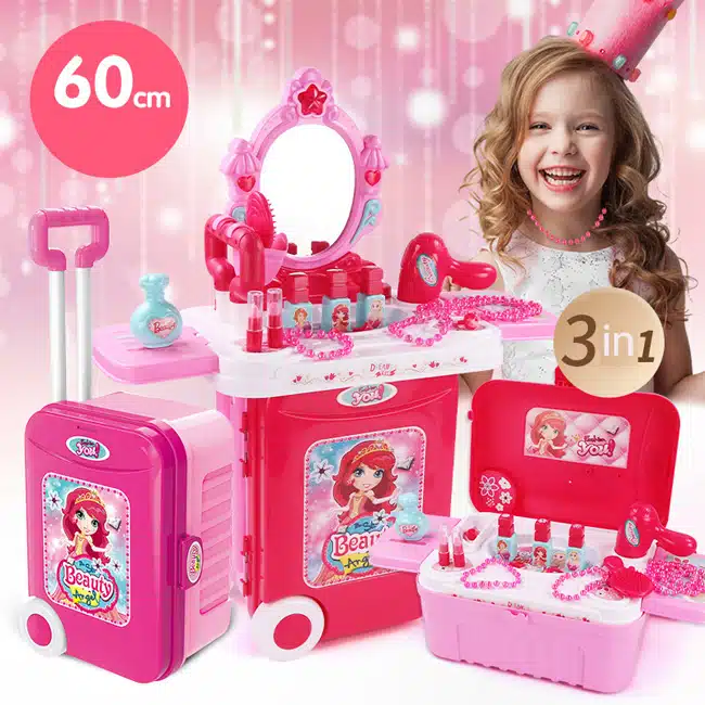 Cuisine enfant 2 en 1 en valise - Portable et compacte
