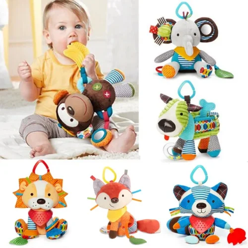 Doudou musical pour bébé - peluche apaisante et douce