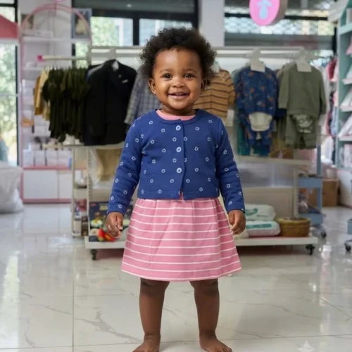 Ensemble deux pièces fille assorti - Tenue pratique