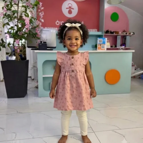 Ensemble deux pièces fille coton - Style casual