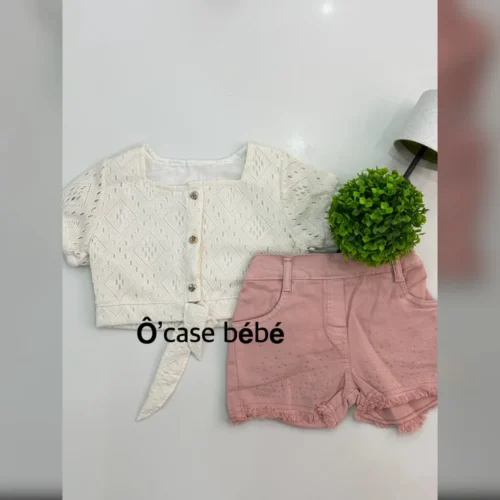 Ensemble fille 2 pièces - tenue coordonnée pratique