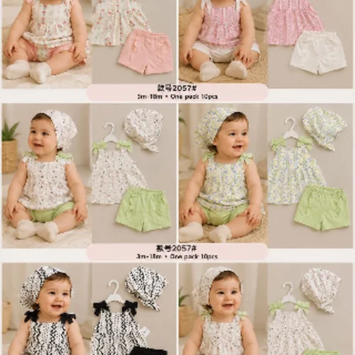 Ensemble fille garçon tenues assorties - Vêtements mixtes