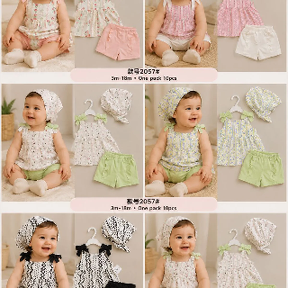 Ensemble fille garçon tenues assorties - Vêtements mixtes
