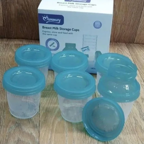 Lot de 6 Pots de conservation de lait maternel Momeasy