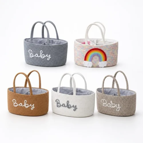 Panier de rangement pour accessoires bébé