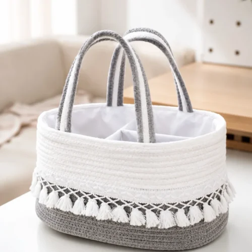 Panier de rangement tissu - compact et léger