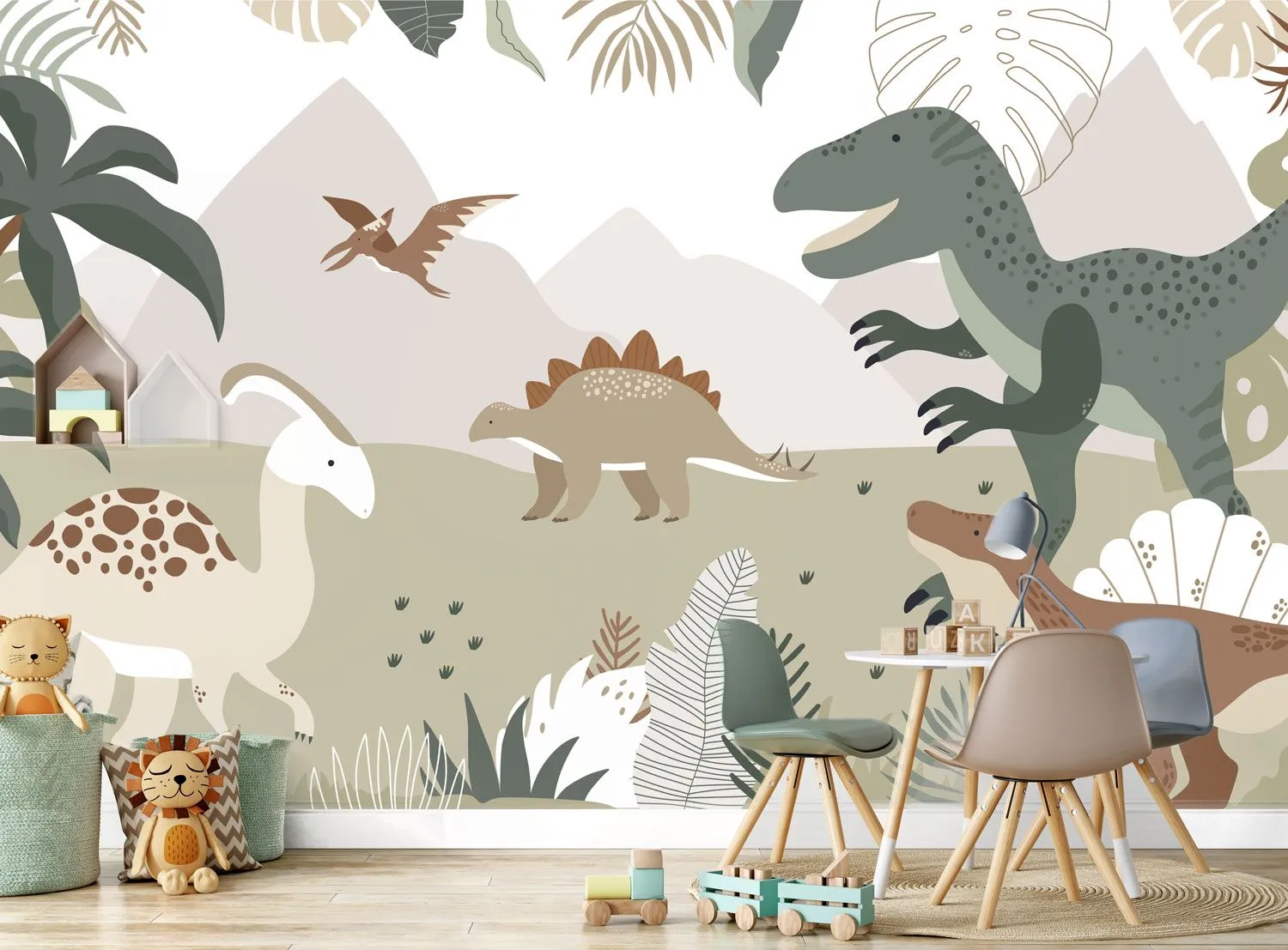 Papier peint décoratif chambre bébé designs doux et apaisants