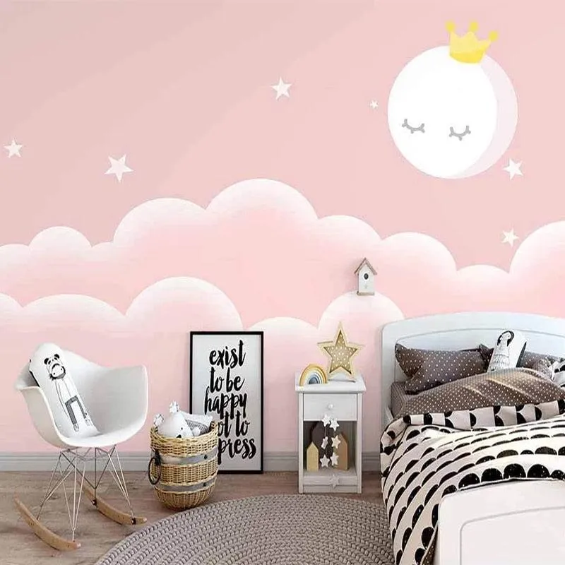 Papier peint décoratif chambre bébé designs doux et apaisants