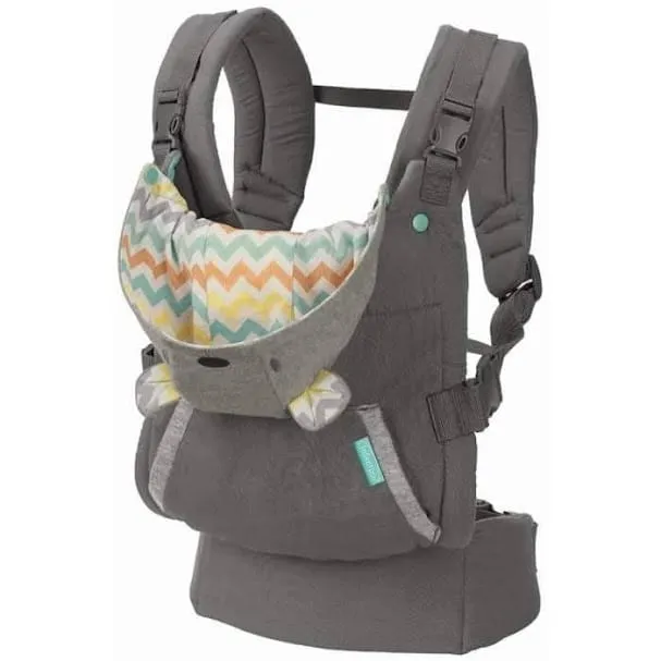 Porte-bébé ergonomique Infantino avec capuche - confort et sécurité