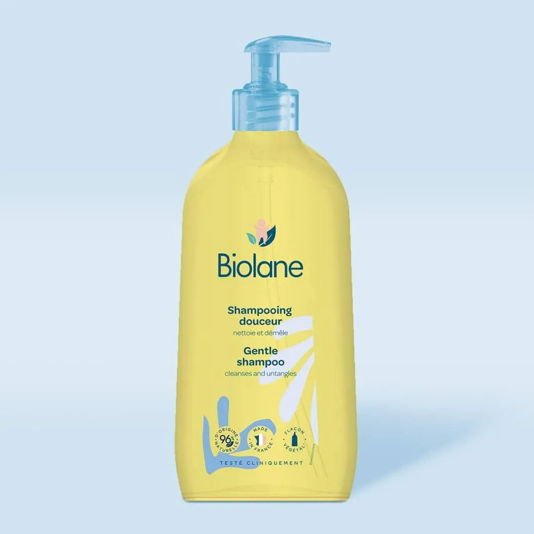 Shampoing doux biolane bébé dès la naissance - Hypoallergénique