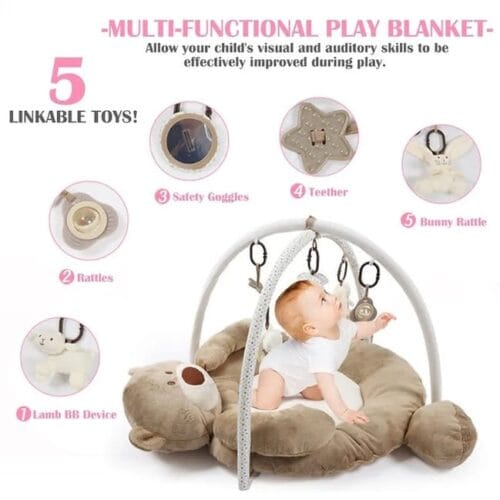 Tapis d'éveil confortable pour bébé 0-12 mois
