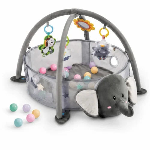Tapis d'éveil éléphant motifs - 0-12 mois
